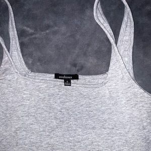 ambiance grey crop top